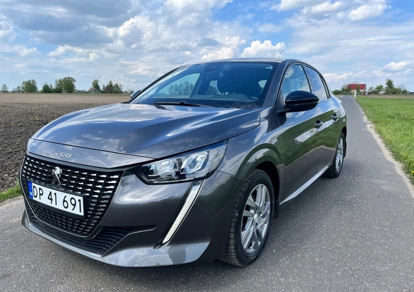 Peugeot 208 cena 55600 przebieg: 47000, rok produkcji 2023 z Września małe 172